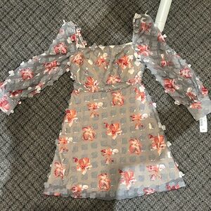 Foxie dox floral dress
